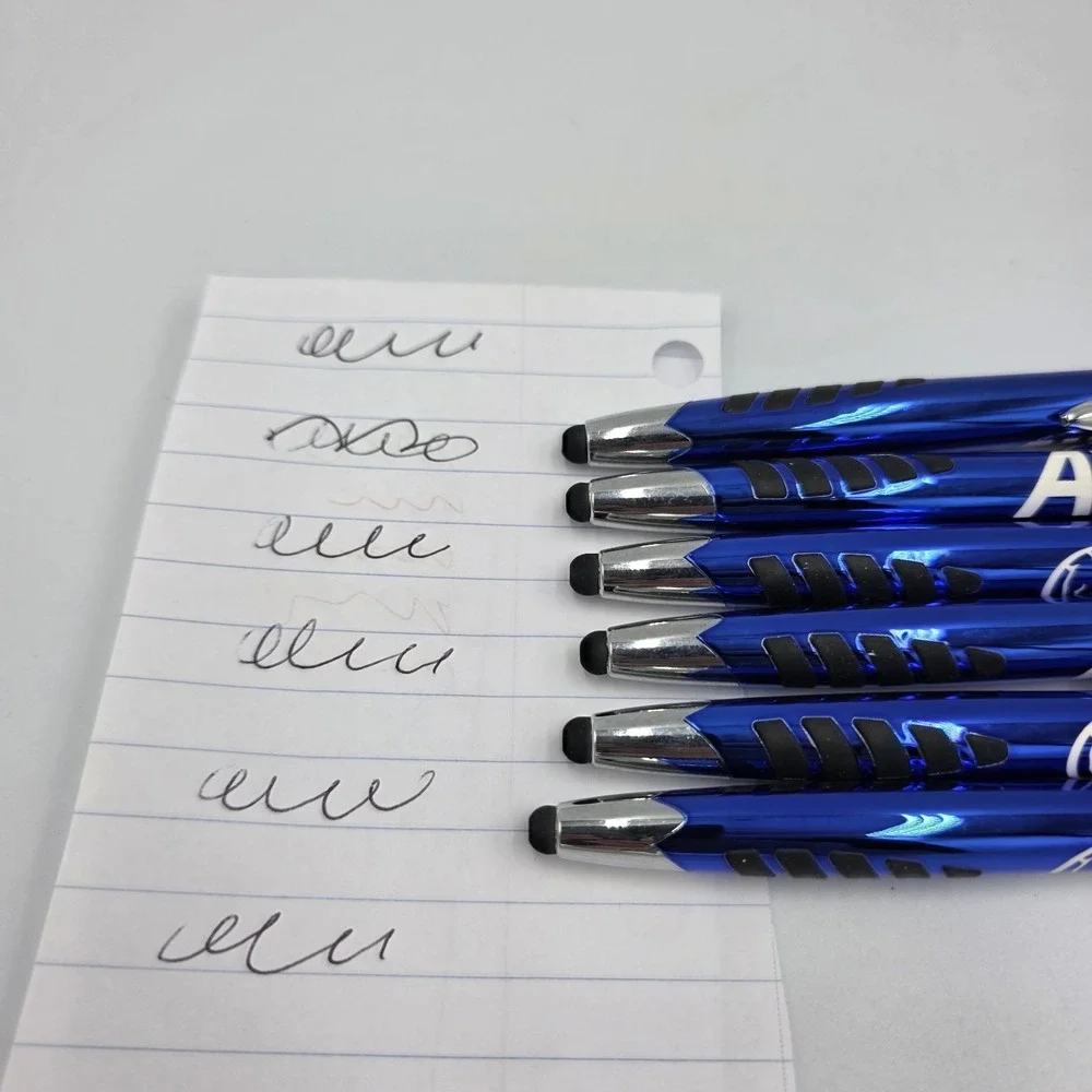 6~‎ Allstate Insurance Blue & Silver & White & Black Advertising Promo Pens